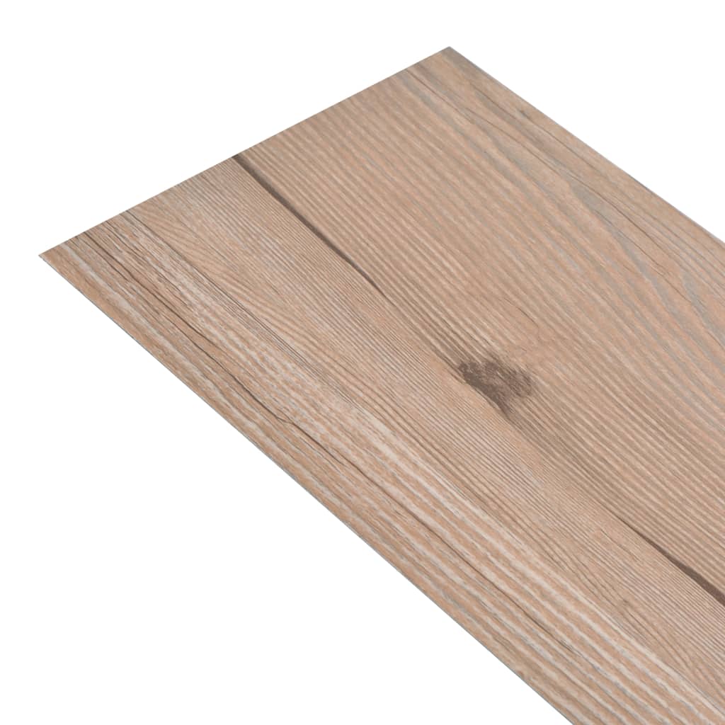 vidaXL Plăci de pardoseală autoadezive, stejar maro, 5,02 m², 2 mm PVC vidaXL Plăci de pardoseală autoadezive, stejar maro, 5,02 m², 2 mm PVC