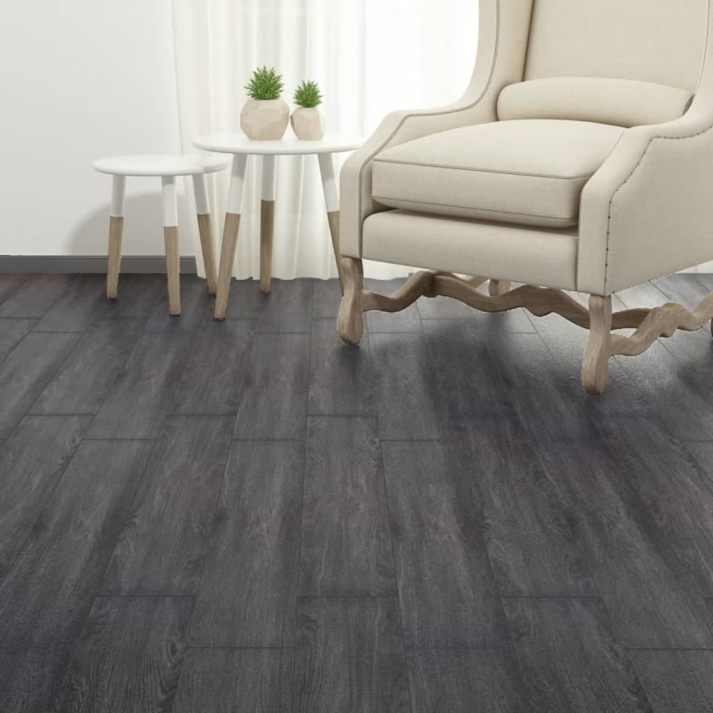 vidaXL Plăci de pardoseală autoadezive, negru și alb 5,02 m², 2 mm PVC vidaXL Plăci de pardoseală autoadezive, negru și alb 5,02 m², 2 mm PVC