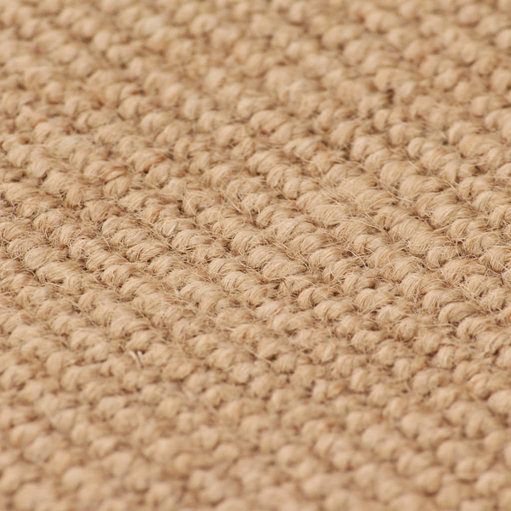 vidaXL Covor de iută cu spate din latex, 70 x 130 cm, natural vidaXL Covor de iută cu spate din latex, 70 x 130 cm, natural