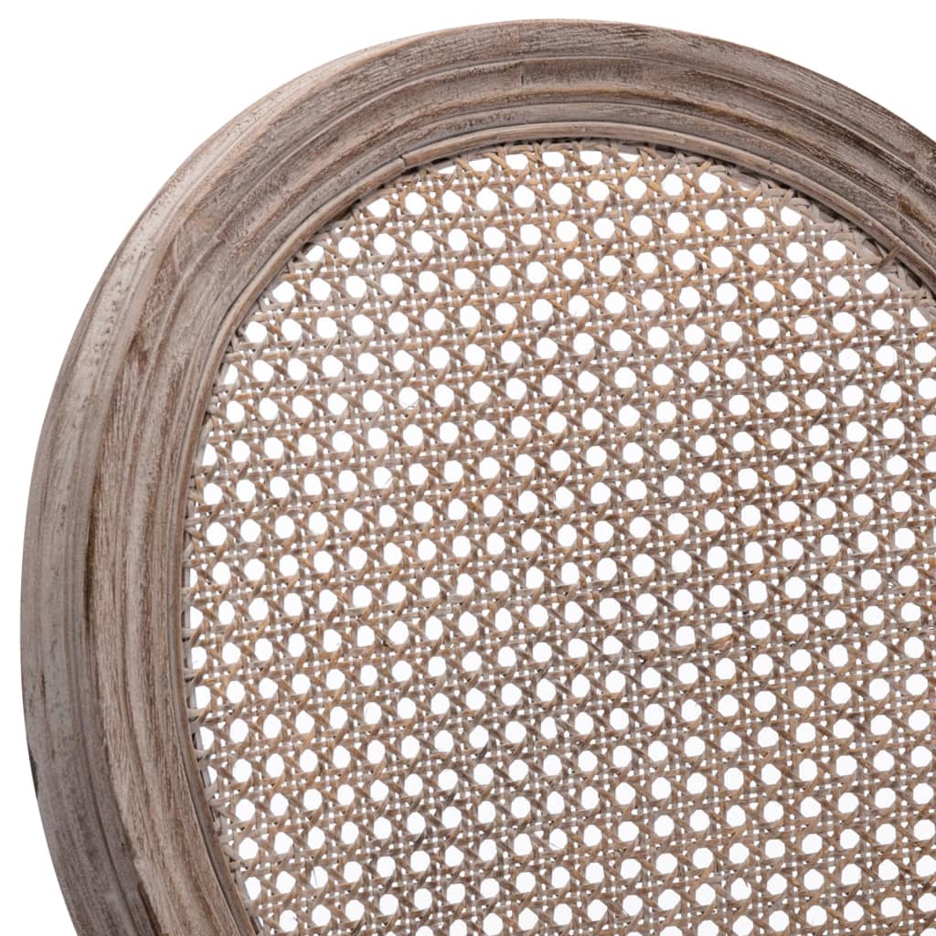 vidaXL Scaune de bar, 2 buc., alb, pânză