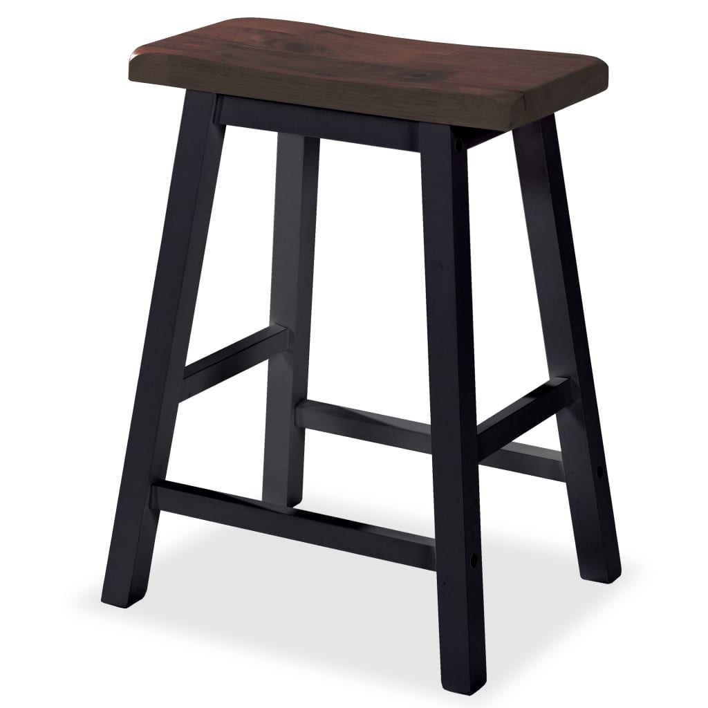 vidaXL Set mobilier de bar, 3 piese, MDF, negru vidaXL Set mobilier de bar, 3 piese, MDF, negru