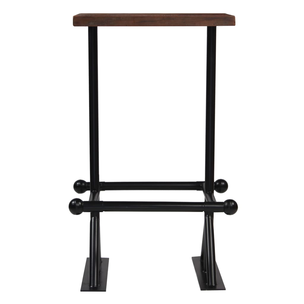 vidaXL Set mobilier de bar, 3 piese, lemn masiv reciclat