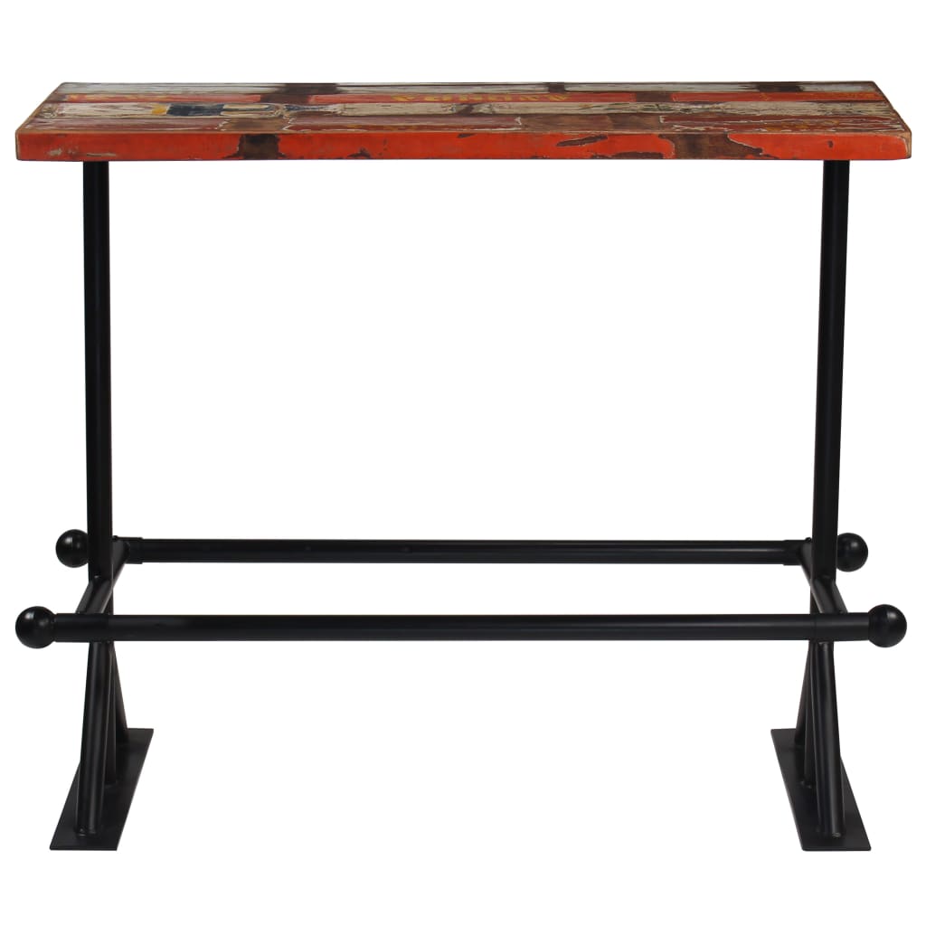vidaXL Set mobilier de bar, 5 piese, multicolor, lemn masiv reciclat vidaXL Set mobilier de bar, 5 piese, multicolor, lemn masiv reciclat