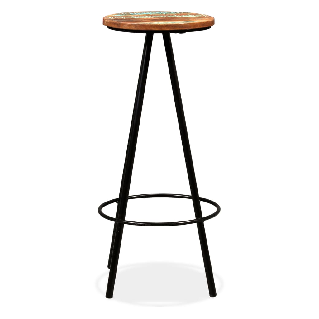 vidaXL Scaune de bar, 4 buc., lemn masiv reciclat