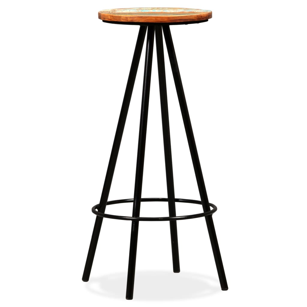 vidaXL Scaune de bar, 4 buc., lemn masiv reciclat