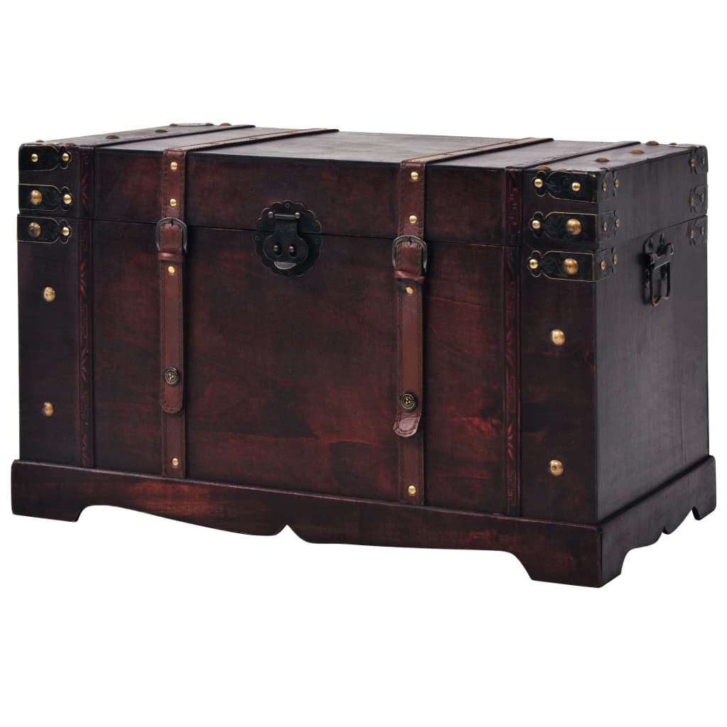 vidaXL Cufăr vintage din lemn, 66 x 38 x 40 cm vidaXL Cufăr vintage din lemn, 66 x 38 x 40 cm