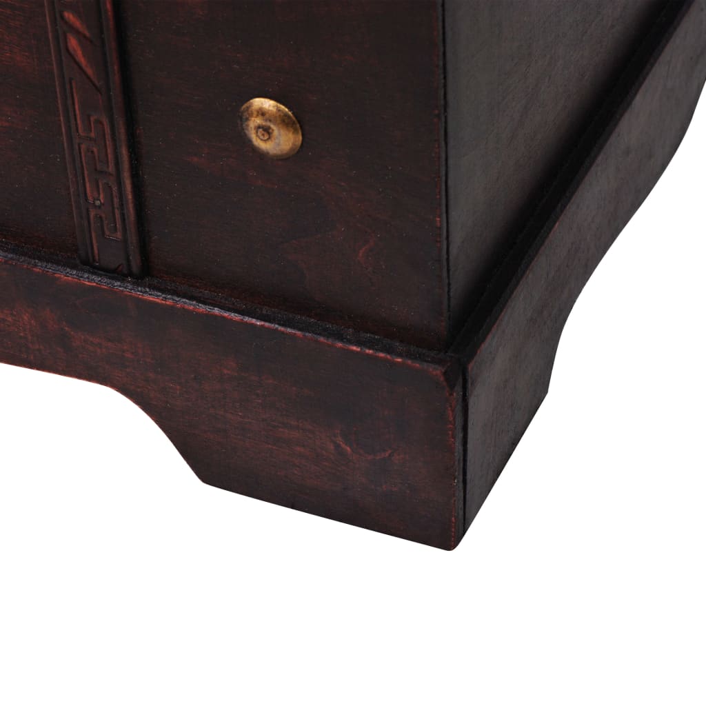 vidaXL Cufăr vintage din lemn, 66 x 38 x 40 cm vidaXL Cufăr vintage din lemn, 66 x 38 x 40 cm