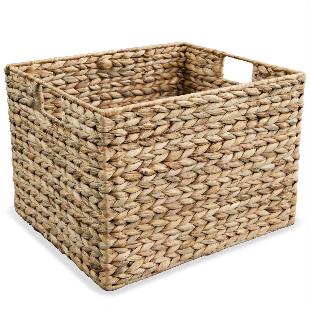 vidaXL Set coșuri de depozitare, 3 buc, zambilă de apă vidaXL Set coșuri de depozitare, 3 buc, zambilă de apă