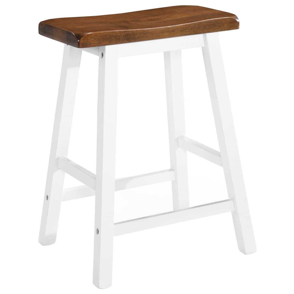 vidaXL Set mobilier tip bar, masă și scaune, 3 piese, lemn masiv vidaXL Set mobilier tip bar, masă și scaune, 3 piese, lemn masiv