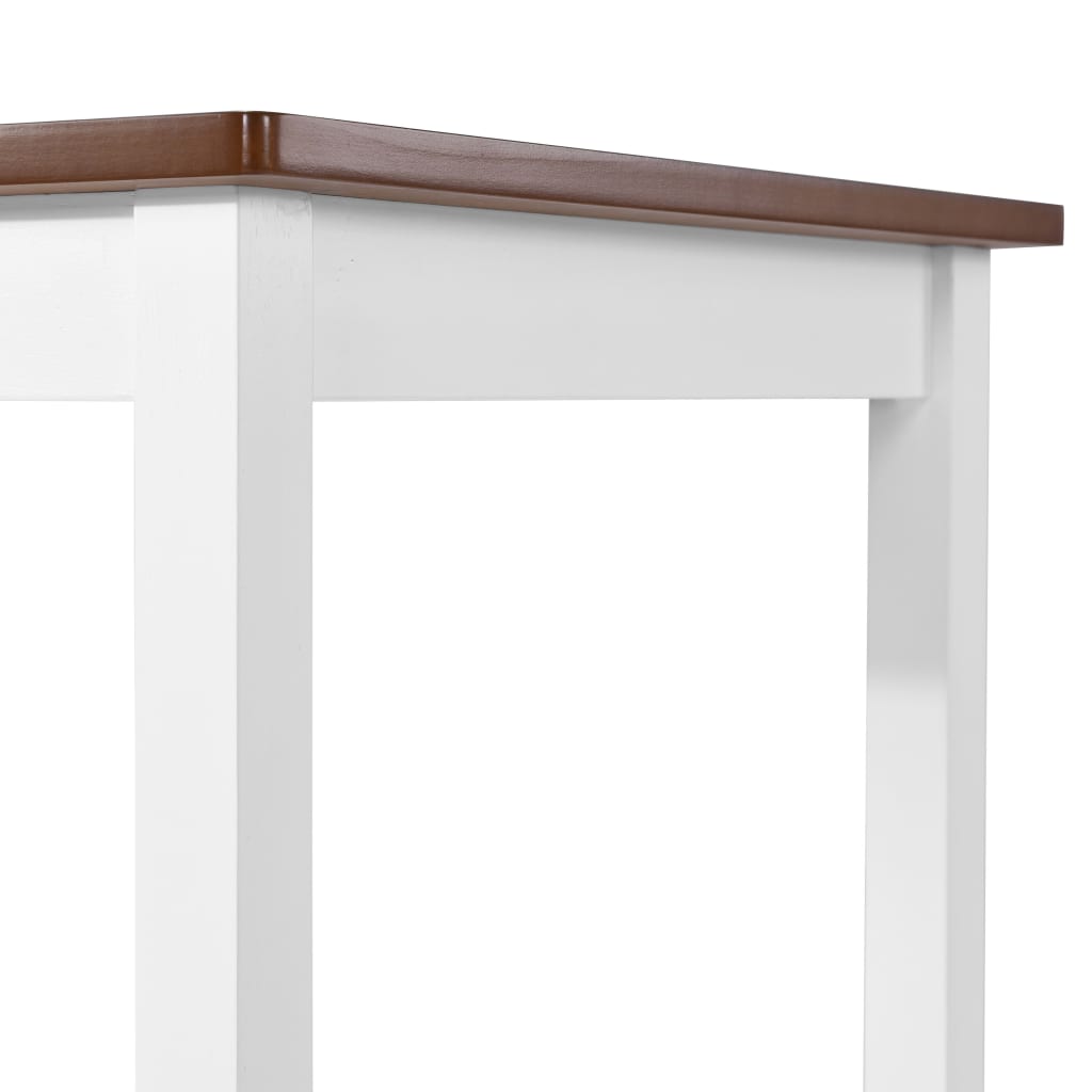 vidaXL Masă de bar din lemn masiv, 108 x 60 x 91 cm vidaXL Masă de bar din lemn masiv, 108 x 60 x 91 cm