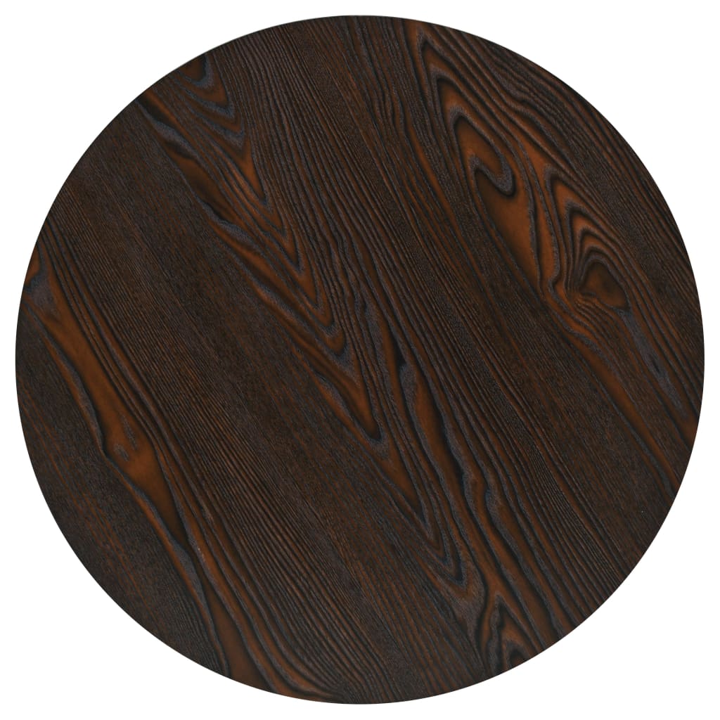 vidaXL Masă bistro, MDF și oțel, rotundă, 60x75 cm, Cenușiu închis vidaXL Masă bistro, MDF și oțel, rotundă, 60x75 cm, Cenușiu închis