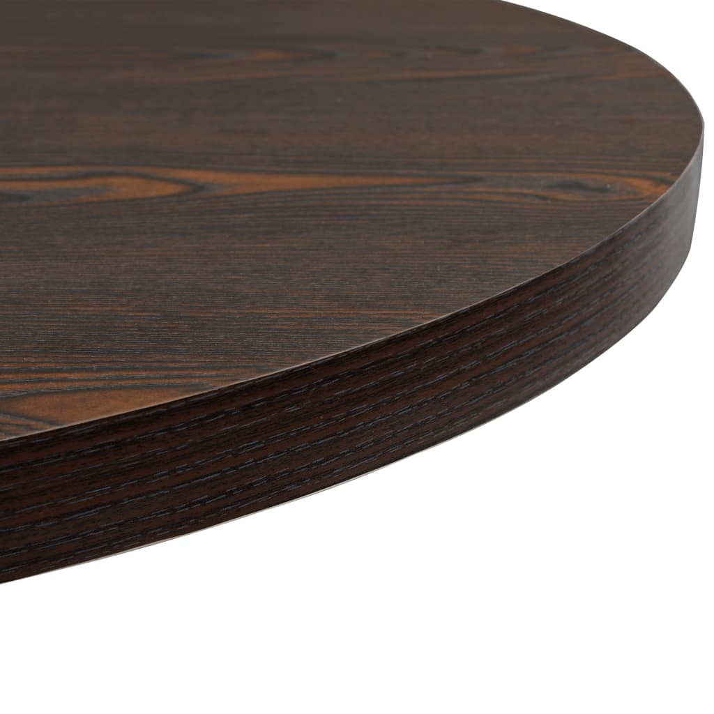 vidaXL Masă bistro, MDF și oțel, rotundă, 80x75 cm, Cenușiu închis vidaXL Masă bistro, MDF și oțel, rotundă, 80x75 cm, Cenușiu închis