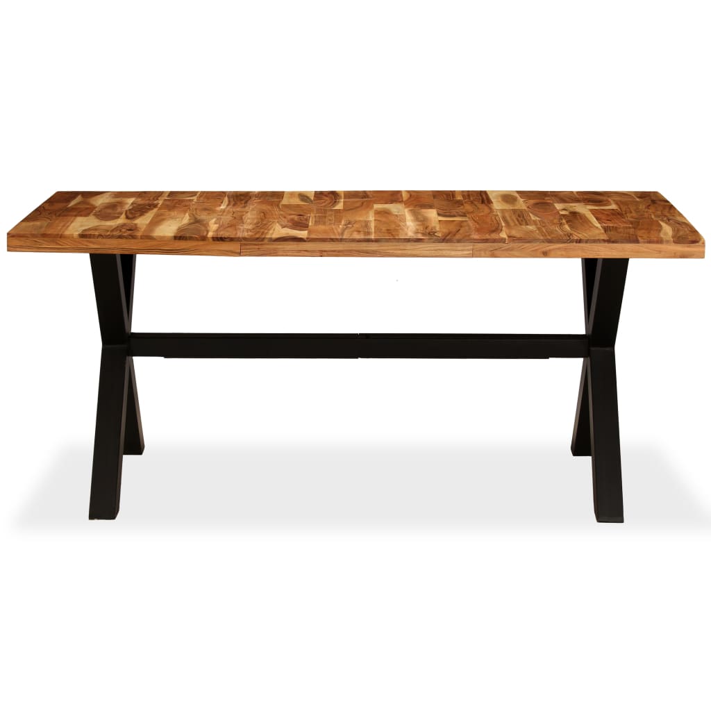 vidaXL Masă sufragerie Lemn masiv de salcâm și mango 180x90x76 cm