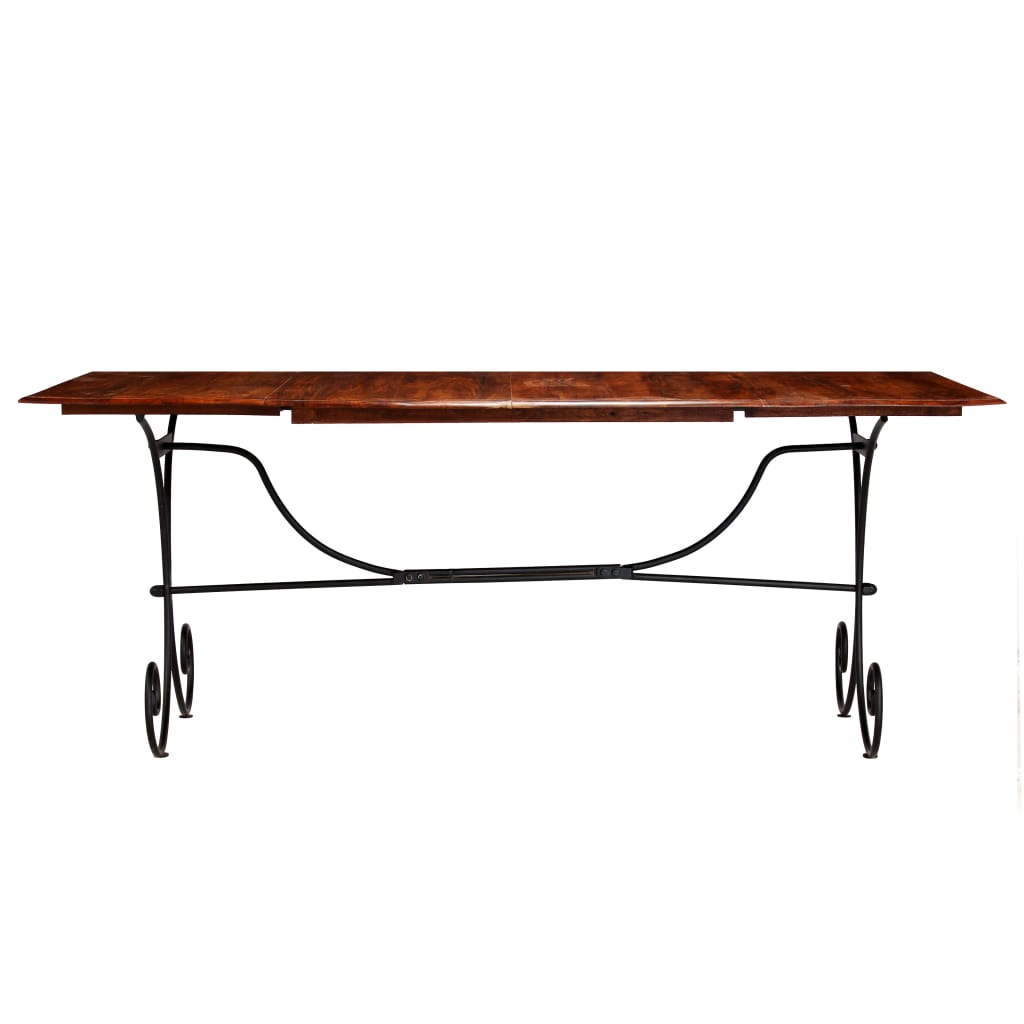vidaXL Masă din lemn masiv cu finisaj tip miere, 200x100x76 cm vidaXL Masă din lemn masiv cu finisaj tip miere, 200x100x76 cm