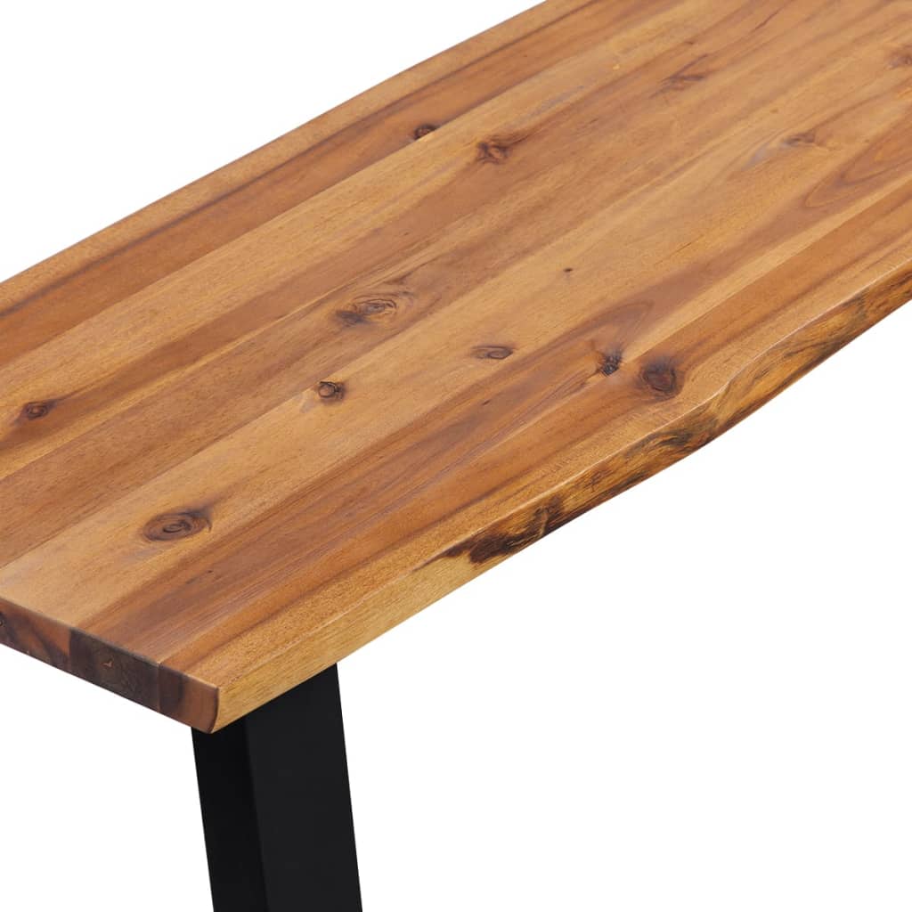 vidaXL Bancă din lemn masiv de acacia, 160 cm