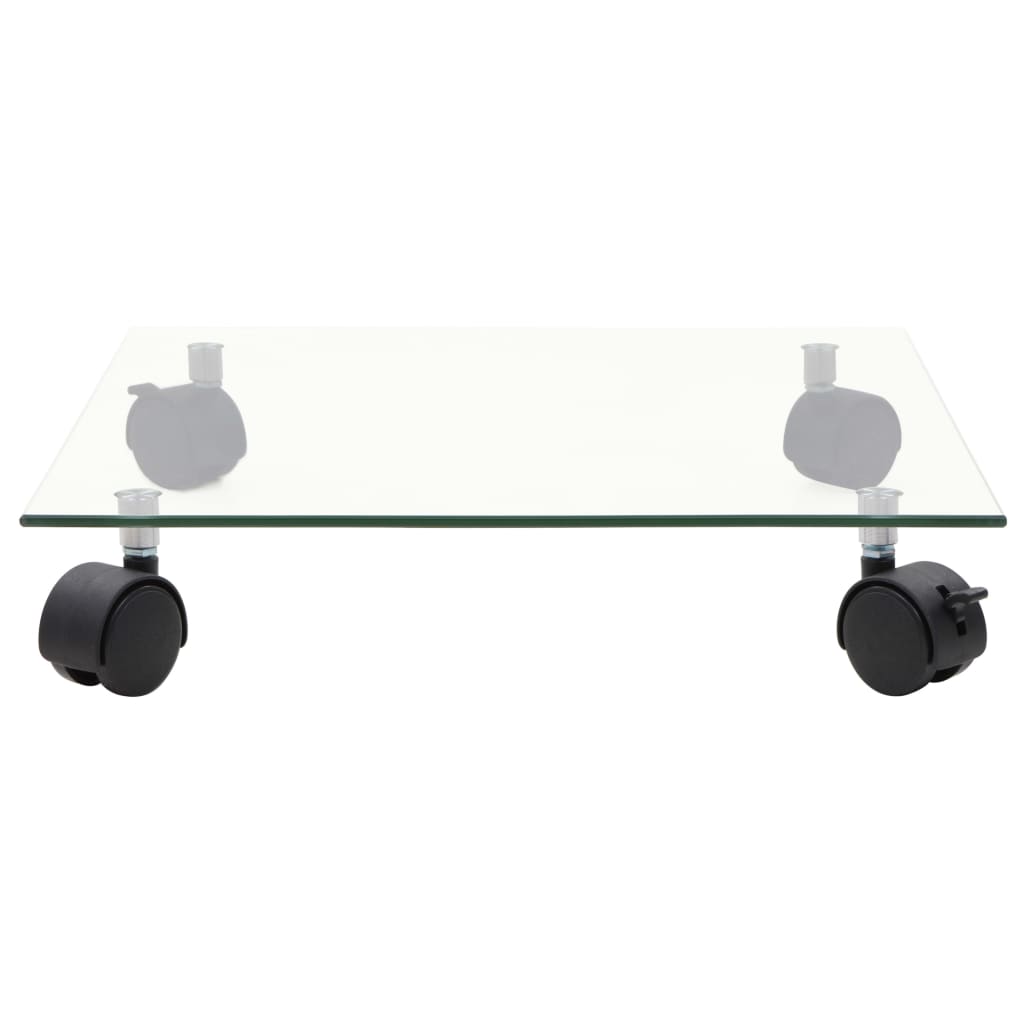 vidaXL Suport cu role de plante, 2 buc, 35x35 cm, sticlă securizată vidaXL Suport cu role de plante, 2 buc, 35x35 cm, sticlă securizată
