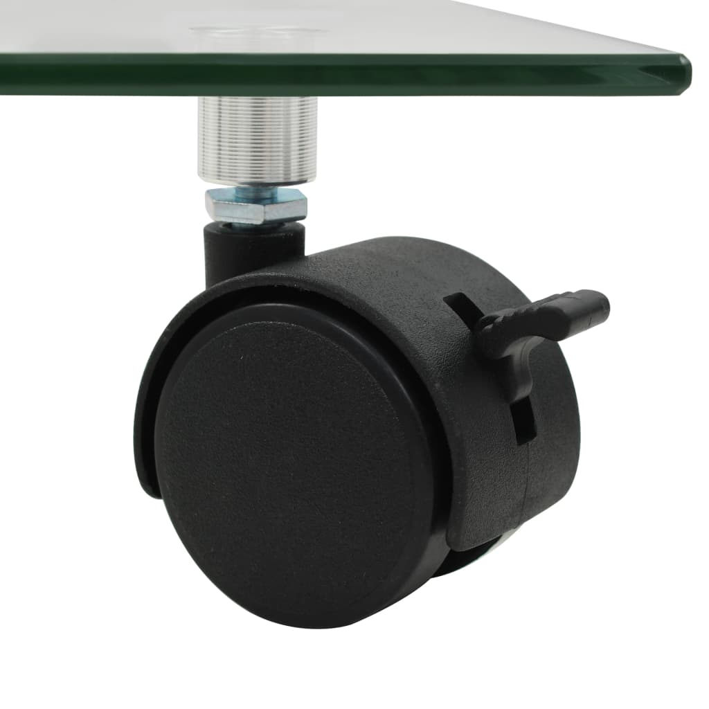 vidaXL Suport cu role de plante, 2 buc, 35x35 cm, sticlă securizată vidaXL Suport cu role de plante, 2 buc, 35x35 cm, sticlă securizată