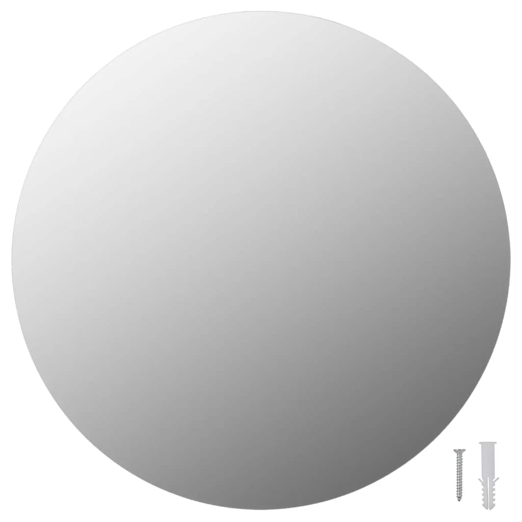 vidaXL Oglindă de perete, 40 cm, sticlă, rotundă vidaXL Oglindă de perete, 40 cm, sticlă, rotundă