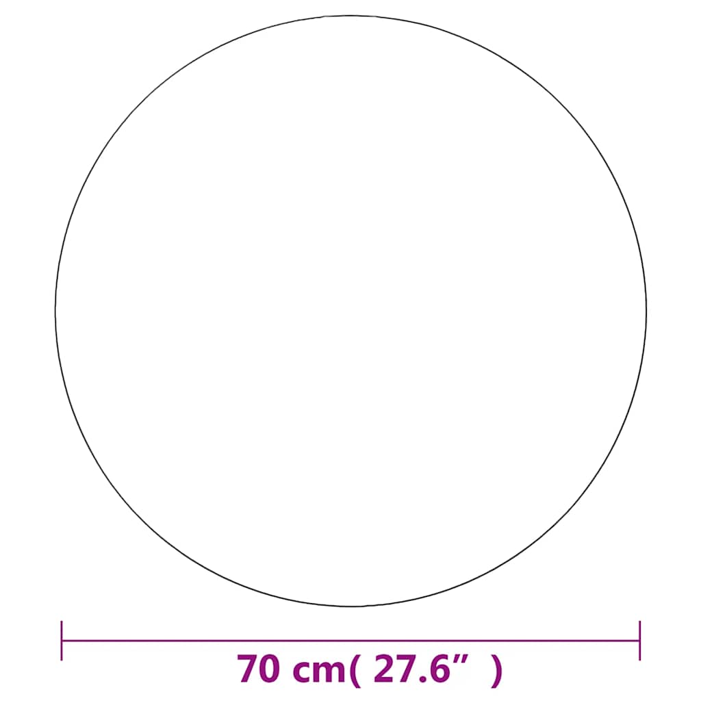 vidaXL Oglindă de perete, 70 cm, sticlă, rotundă vidaXL Oglindă de perete, 70 cm, sticlă, rotundă