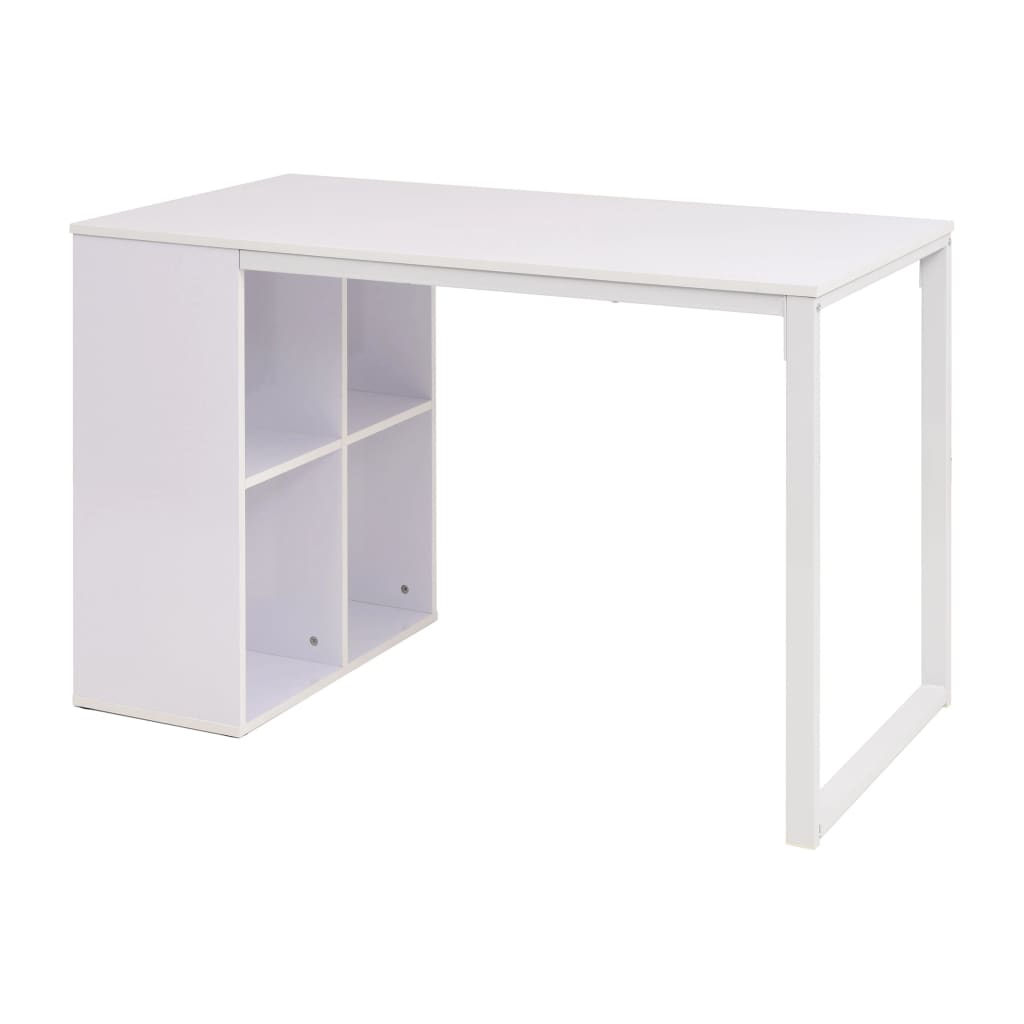 vidaXL Birou de scris, 120 x 60 x 75 cm, alb