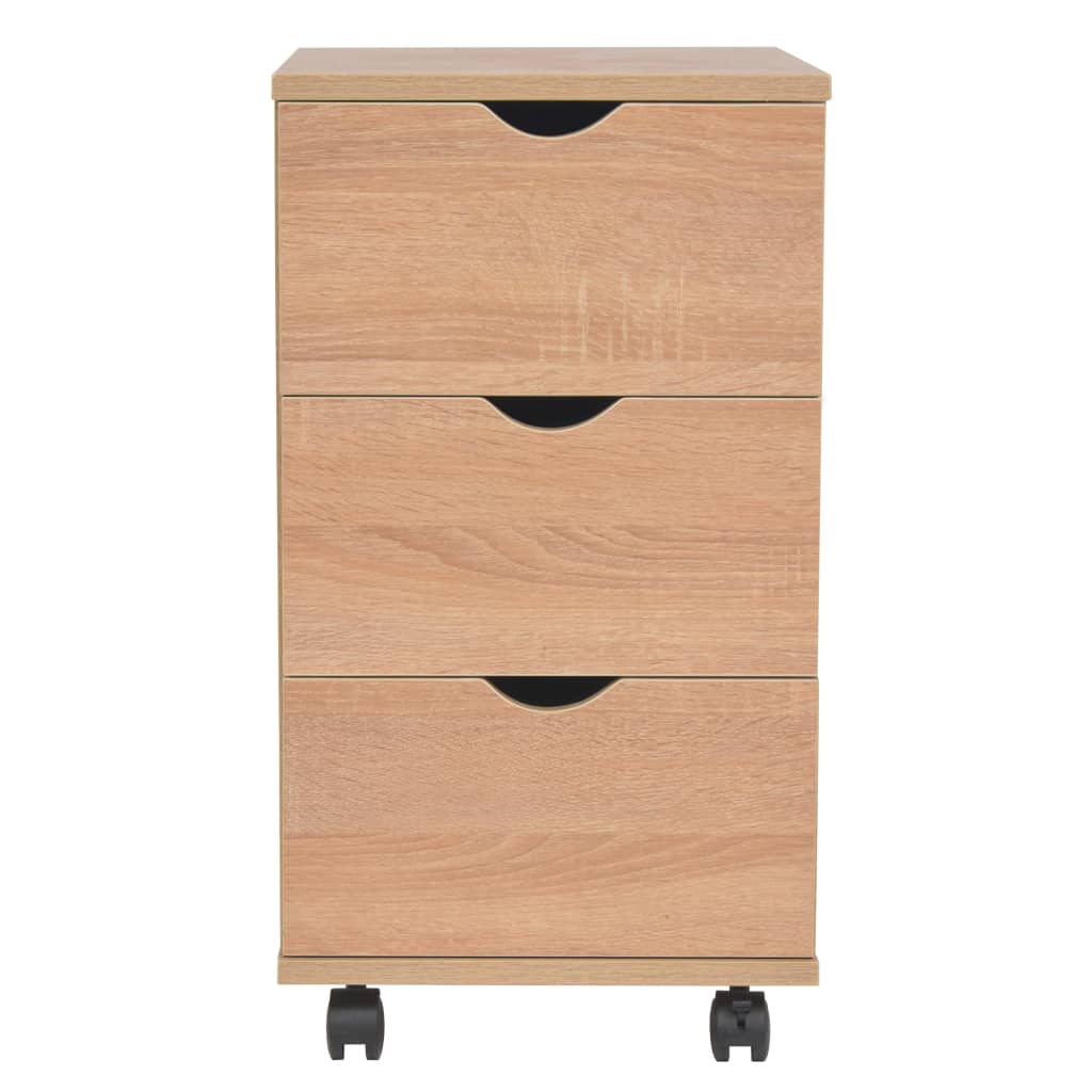 vidaXL Unitate cu sertar, stejar, 33x45x60 cm vidaXL Unitate cu sertar, stejar, 33x45x60 cm