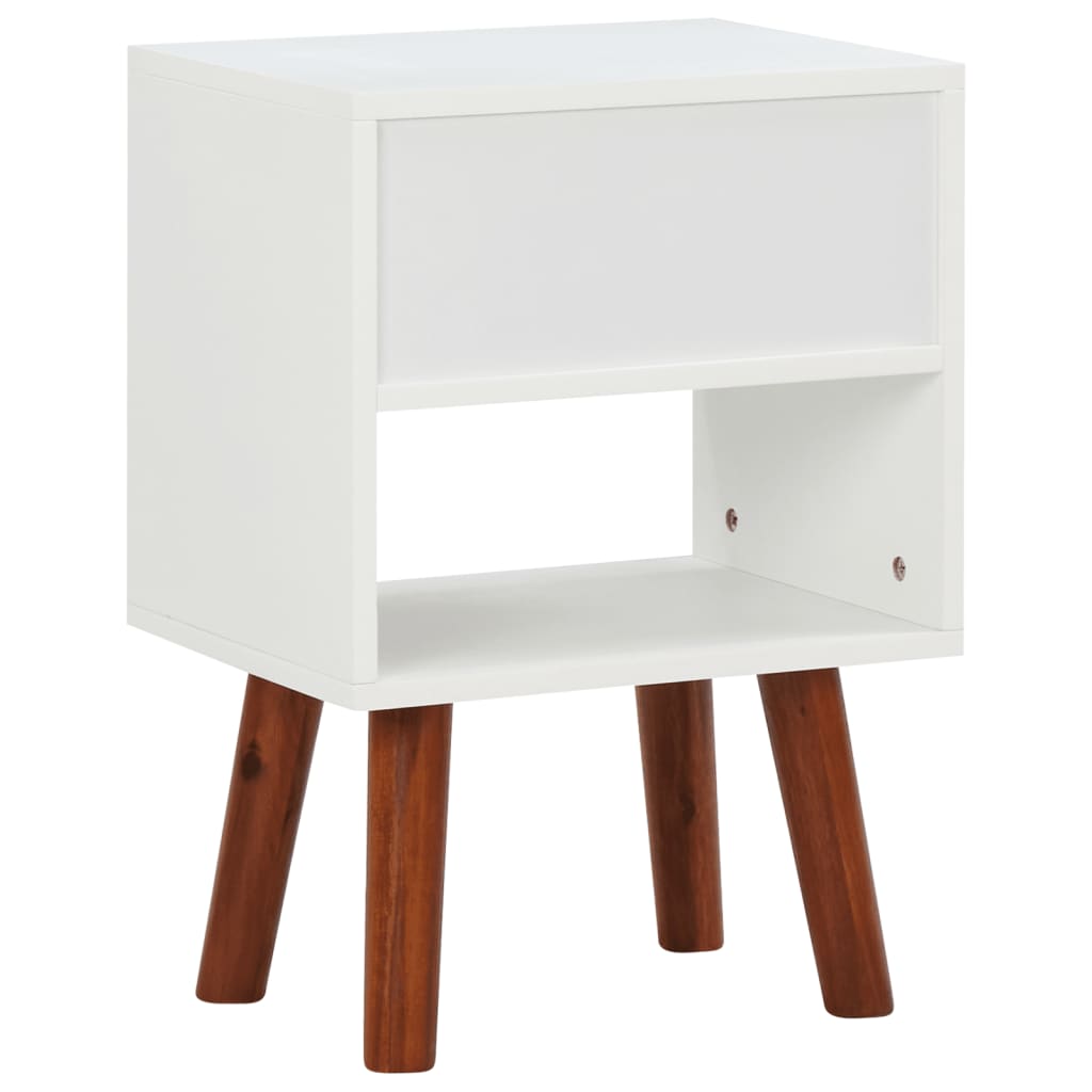 vidaXL Noptieră, 40x30x57 cm, lemn masiv de acacia, vidaXL Noptieră, 40x30x57 cm, lemn masiv de acacia,