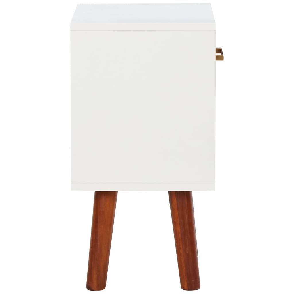 vidaXL Noptiere, 2 buc., 40x30x57 cm, lemn masiv de acacia