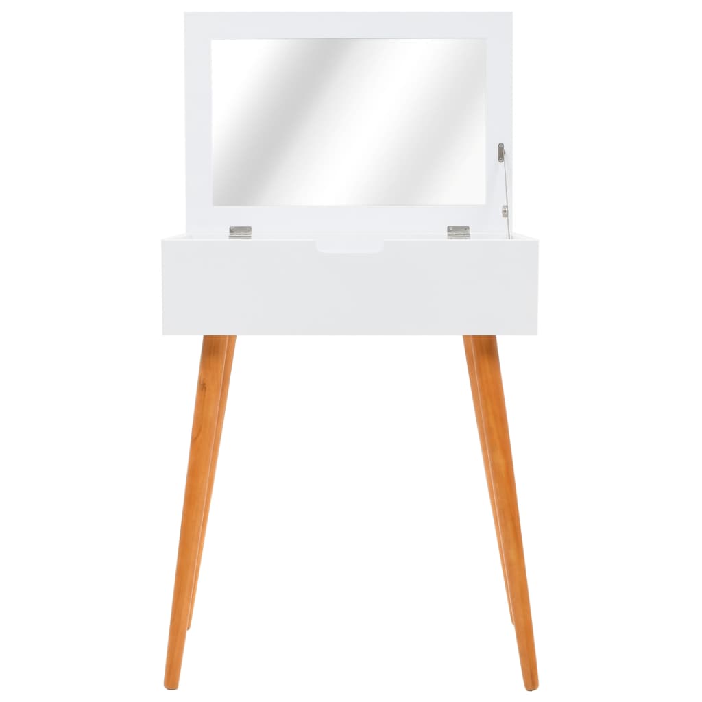 vidaXL Masă de toaletă cu oglindă, MDF, 60 x 40 x 75 cm vidaXL Masă de toaletă cu oglindă, MDF, 60 x 40 x 75 cm