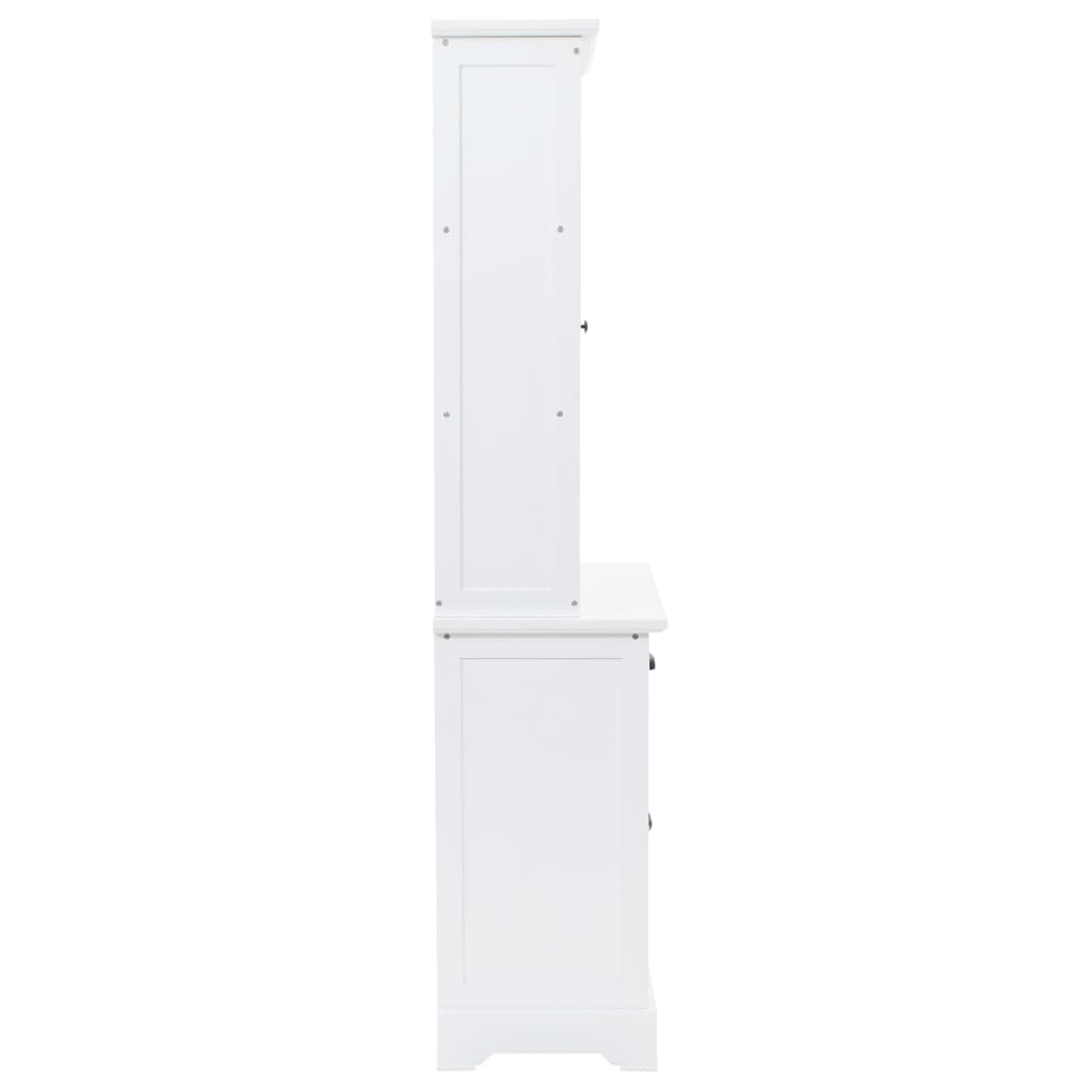 vidaXL Dulap galez cu 4 uși, 80x40x180 cm, MDF și lemn de pin