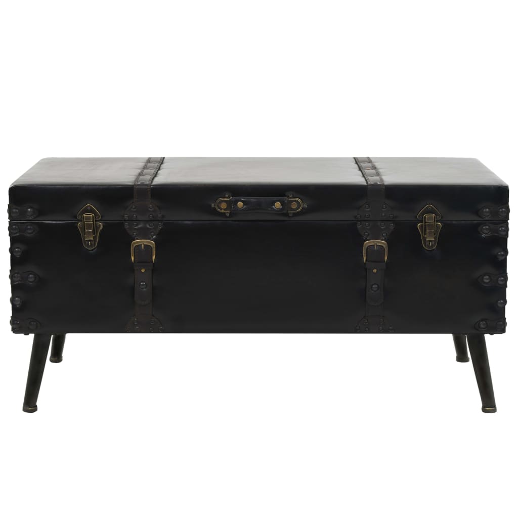 vidaXL Masă de cafea din MDF și oțel 102x51x48 cm vidaXL Masă de cafea din MDF și oțel 102x51x48 cm