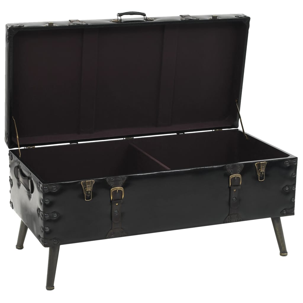 vidaXL Masă de cafea din MDF și oțel 102x51x48 cm vidaXL Masă de cafea din MDF și oțel 102x51x48 cm