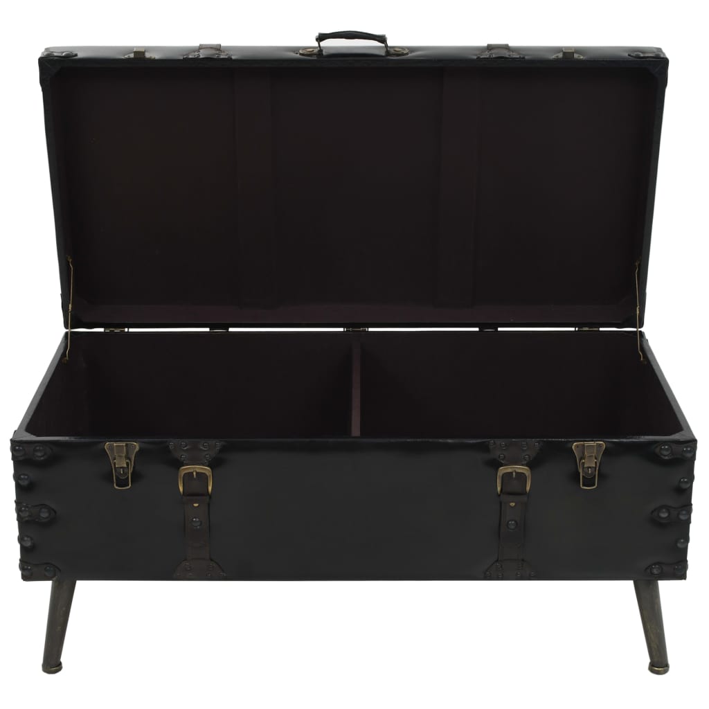 vidaXL Masă de cafea din MDF și oțel 102x51x48 cm vidaXL Masă de cafea din MDF și oțel 102x51x48 cm