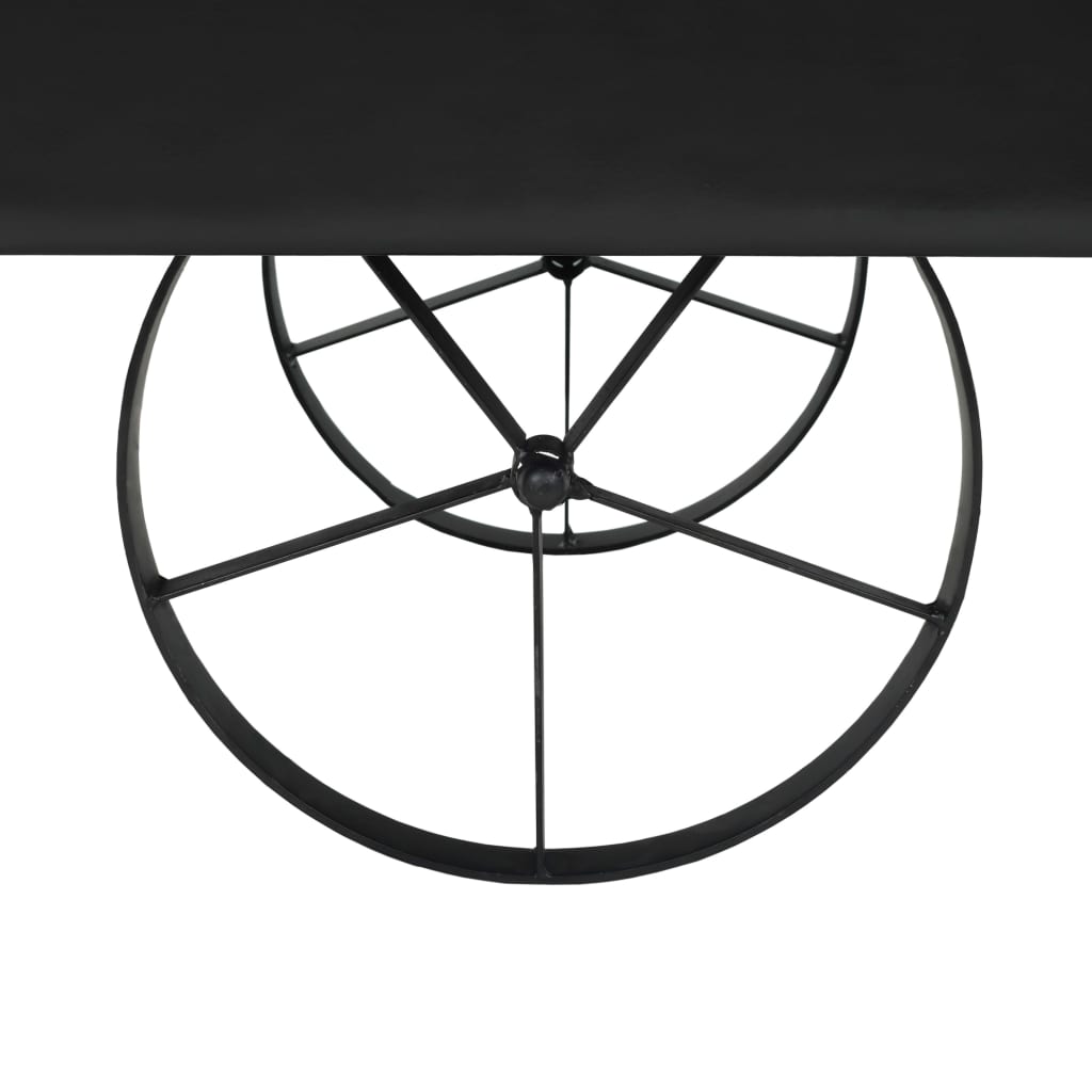 vidaXL Masă de cafea, 110 x 55 x 43 cm, MDF și lemn de brad vidaXL Masă de cafea, 110 x 55 x 43 cm, MDF și lemn de brad