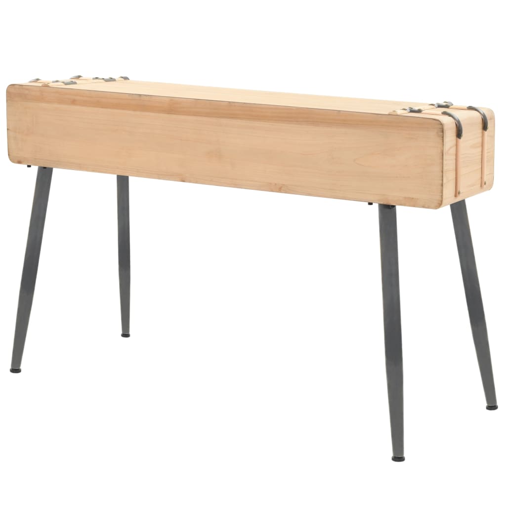 vidaXL Masă consolă Lemn masiv de brad 115x40,5x76 cm vidaXL Masă consolă Lemn masiv de brad 115x40,5x76 cm