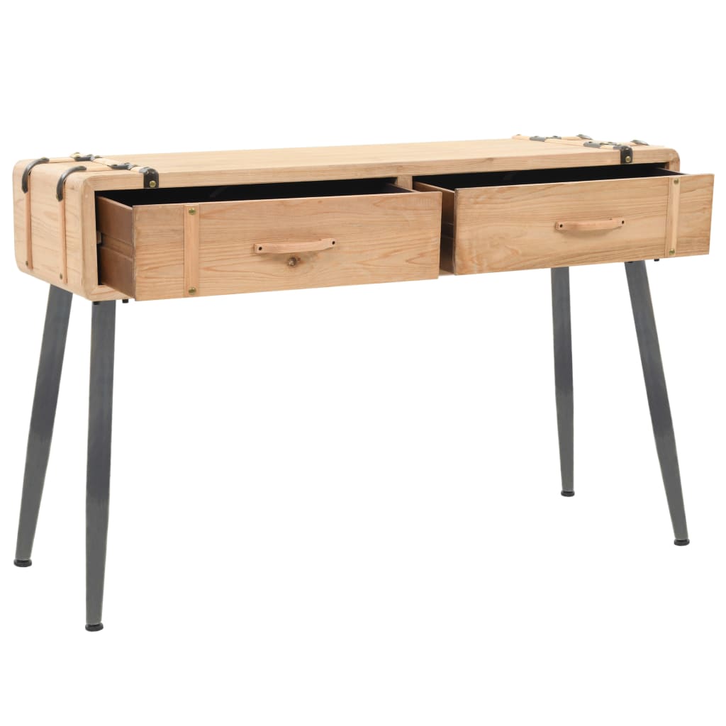 vidaXL Masă consolă Lemn masiv de brad 115x40,5x76 cm vidaXL Masă consolă Lemn masiv de brad 115x40,5x76 cm