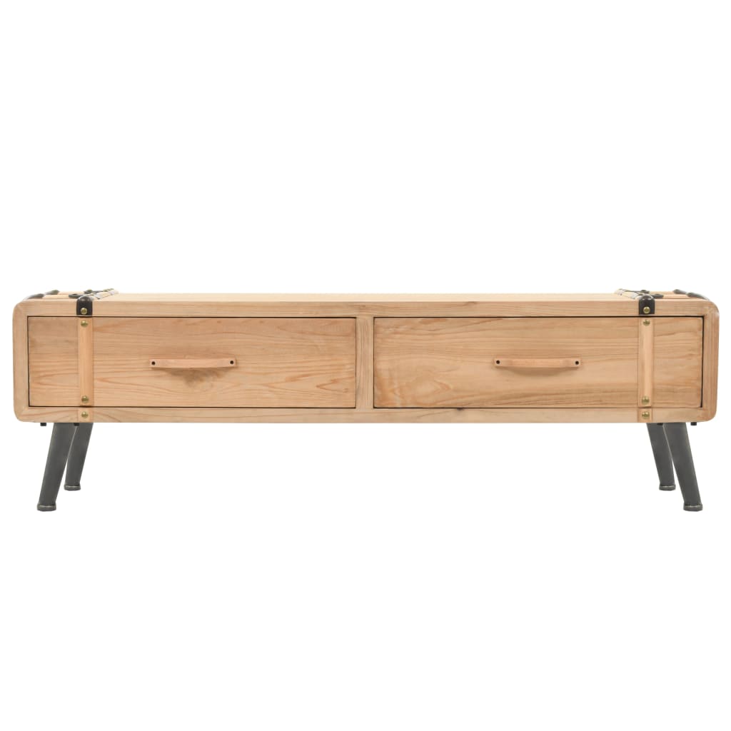 vidaXL Dulap TV din lemn masiv de brad, 120x33x35 cm