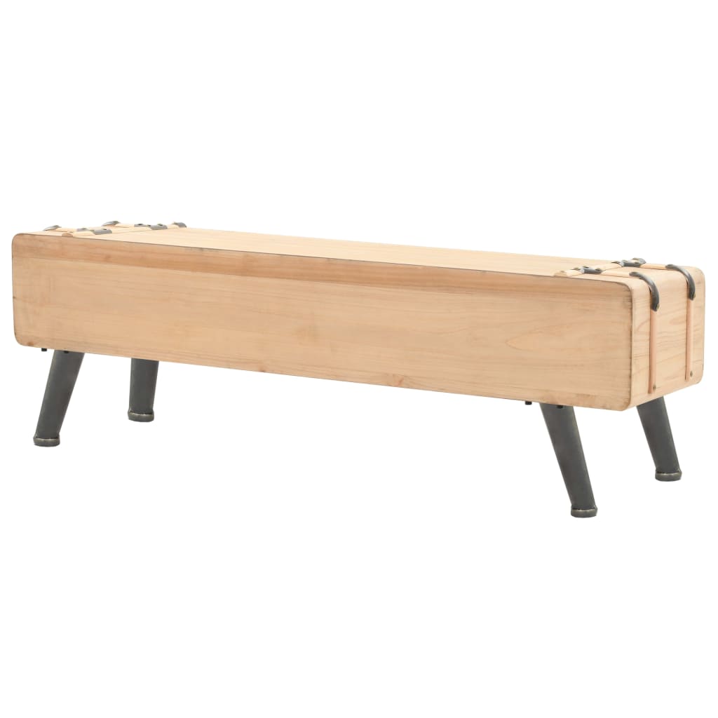 vidaXL Dulap TV din lemn masiv de brad, 120x33x35 cm
