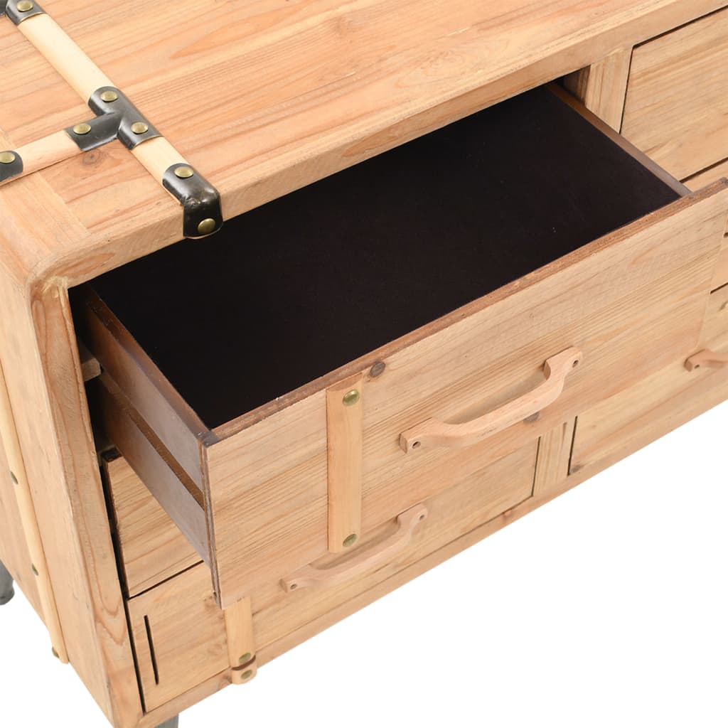 vidaXL Dulap cu sertare, lemn masiv de brad, 91 x 35 x 73 cm vidaXL Dulap cu sertare, lemn masiv de brad, 91 x 35 x 73 cm