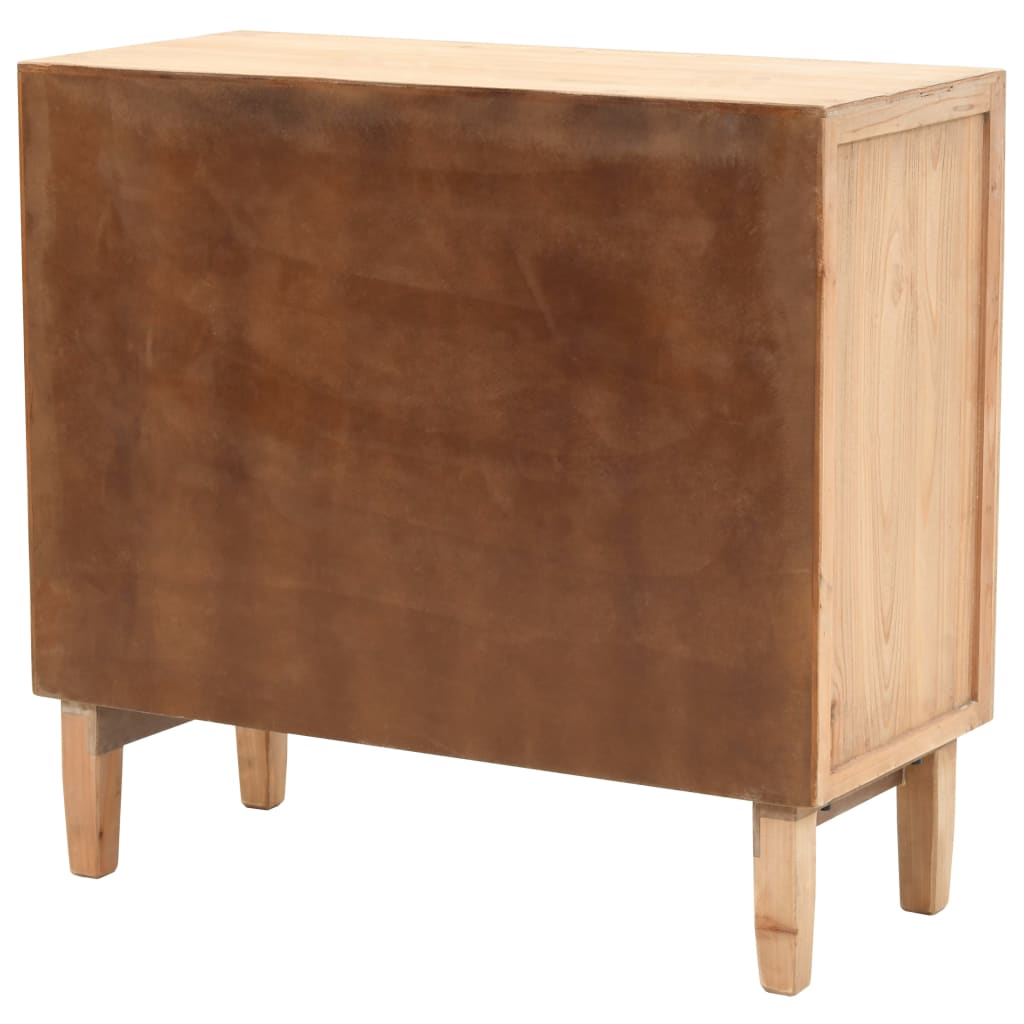 vidaXL Dulap cu sertare, lemn masiv de brad, 80 x 36 x 75 cm
