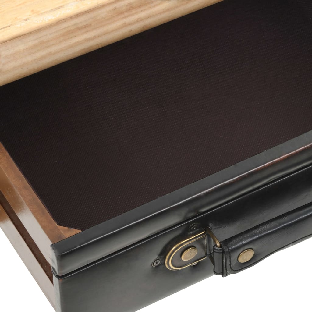 vidaXL Dulap cu sertare, lemn masiv de brad, 80 x 36 x 75 cm