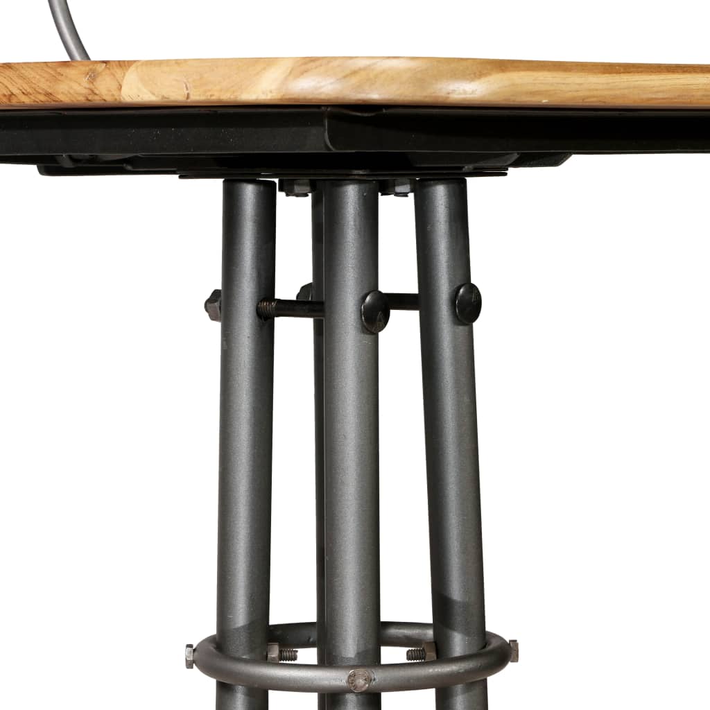 vidaXL Scaune de bar, 2 buc., lemn masiv de tec reciclat vidaXL Scaune de bar, 2 buc., lemn masiv de tec reciclat