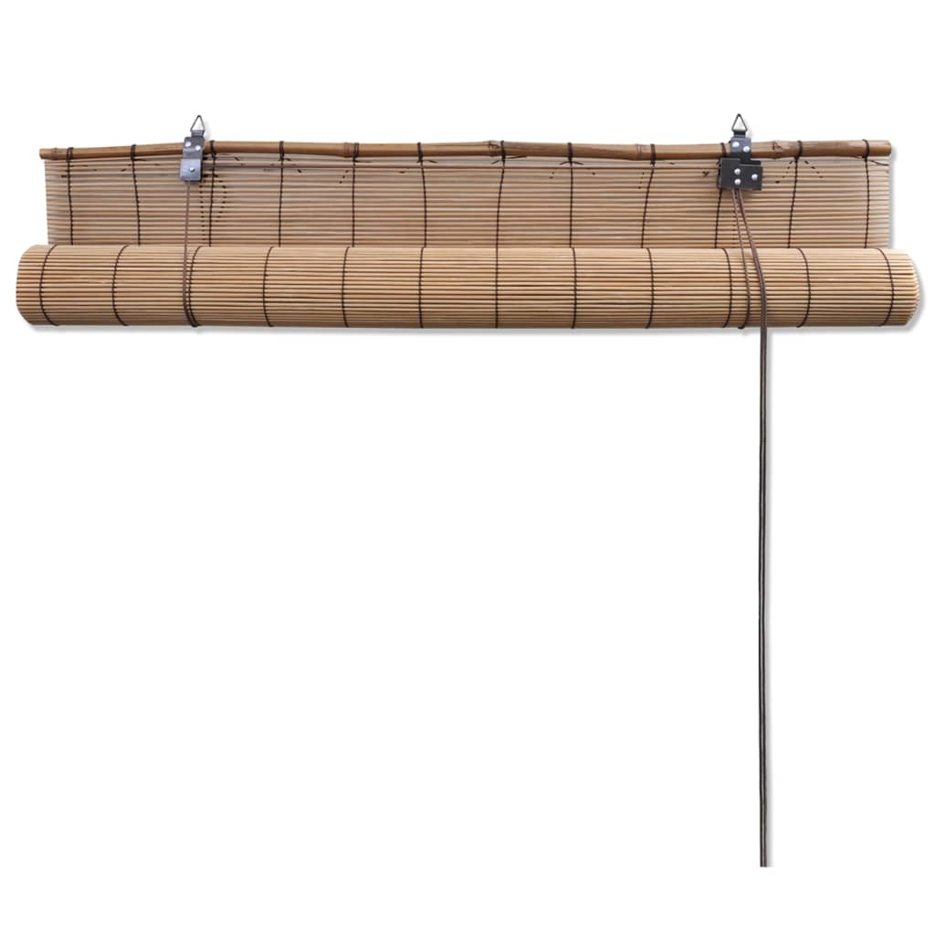 vidaXL Jaluzea tip rulou, maro, 150 x 160 cm, bambus vidaXL Jaluzea tip rulou, maro, 150 x 160 cm, bambus
