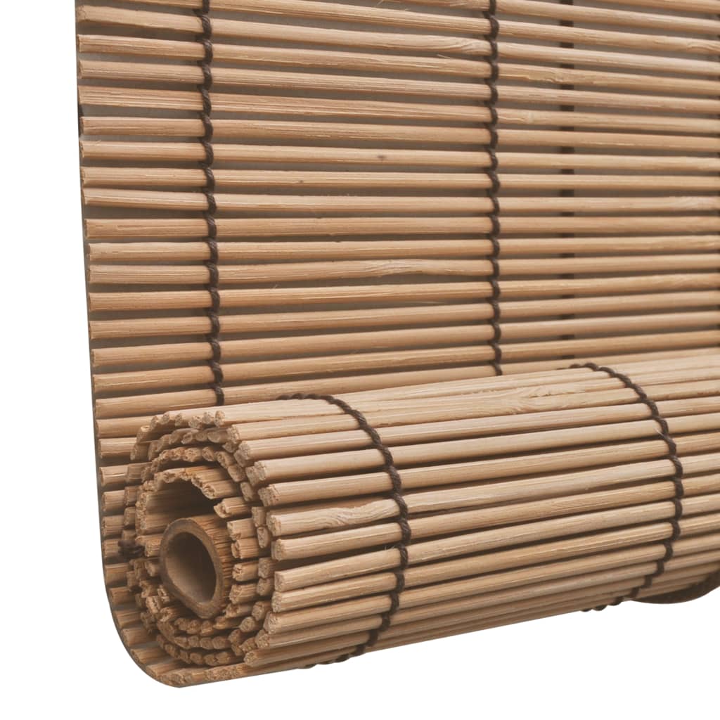 vidaXL Jaluzea tip rulou, maro, 100 x 220 cm, bambus vidaXL Jaluzea tip rulou, maro, 100 x 220 cm, bambus
