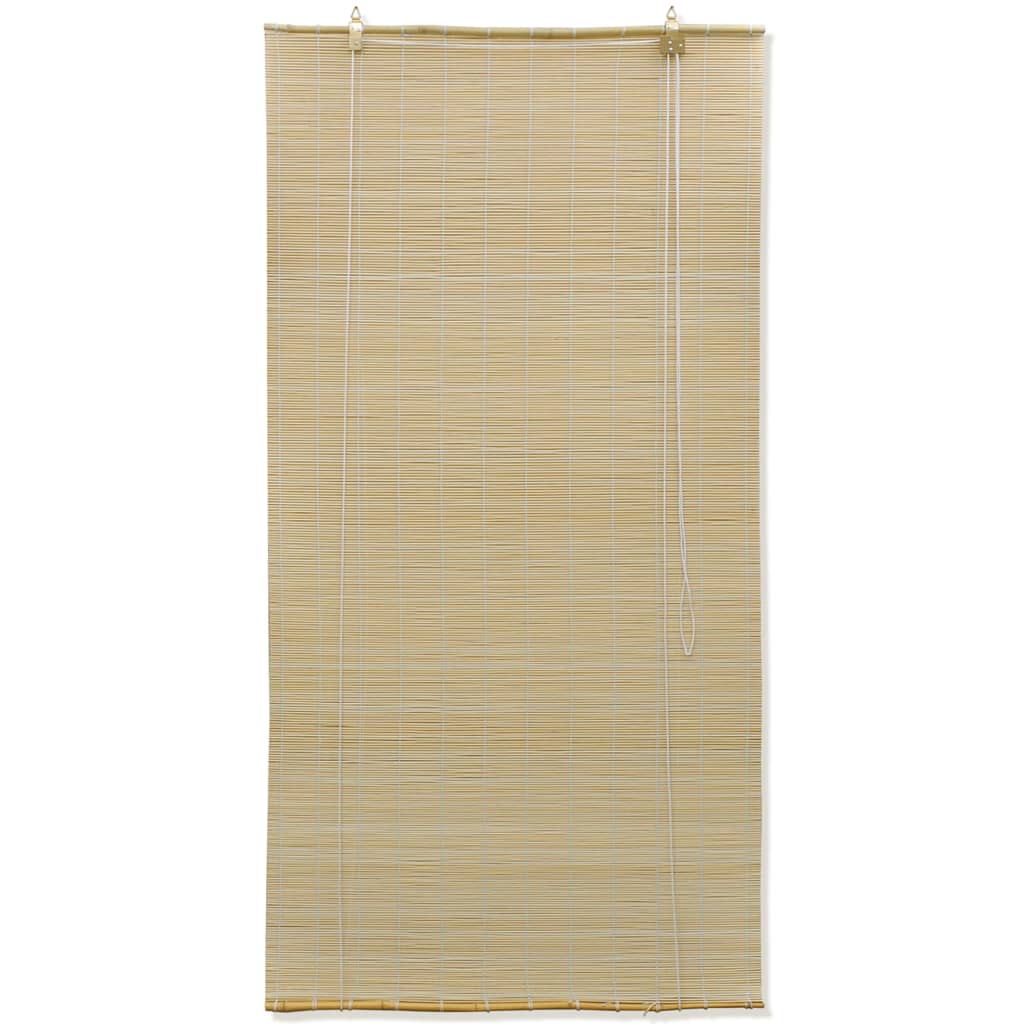 vidaXL Jaluzea tip rulou, natural, 80x220 cm, bambus