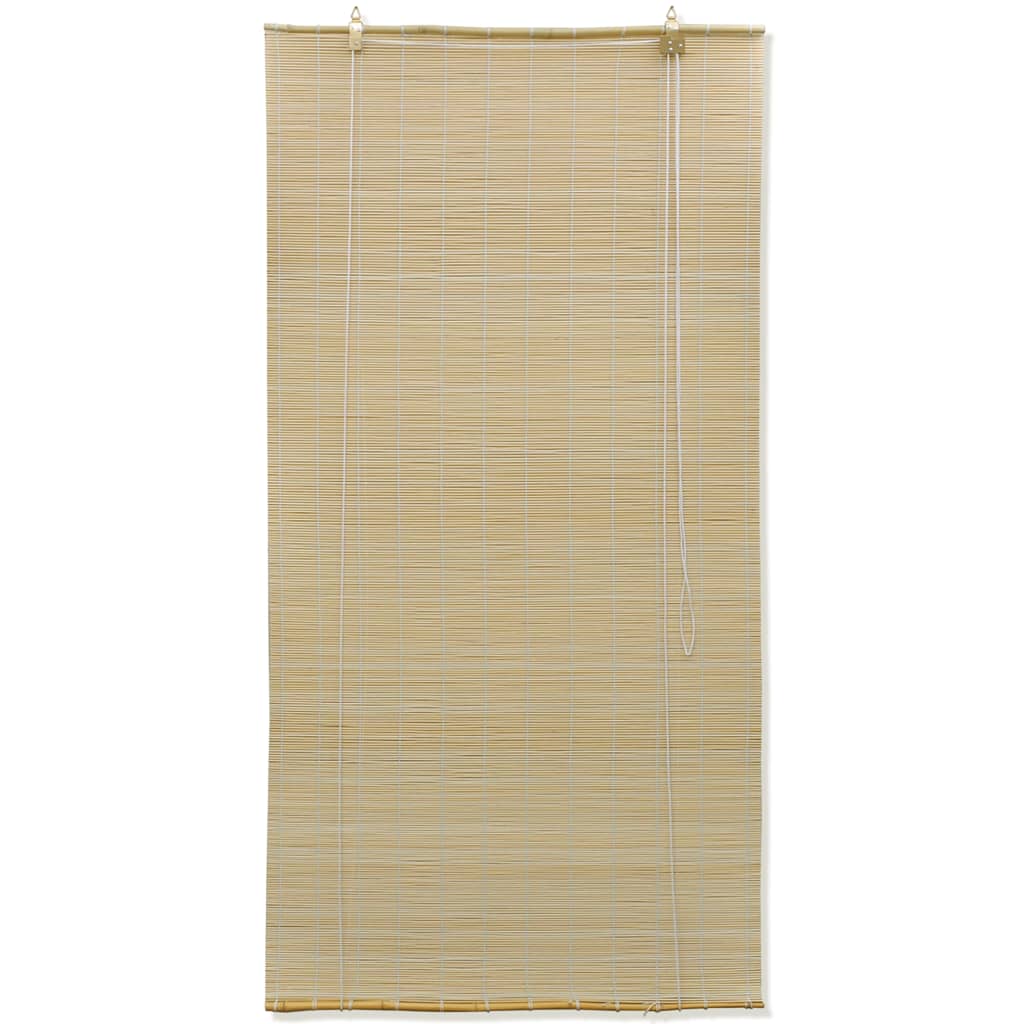 vidaXL Jaluzea tip rulou, natural, 140x220 cm, bambus vidaXL Jaluzea tip rulou, natural, 140x220 cm, bambus