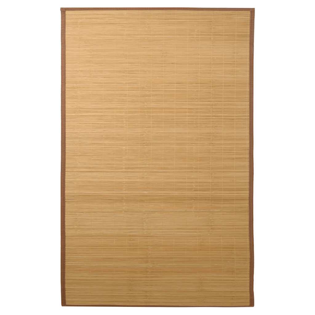 vidaXL Covor din bambus, maro, 100x160 cm