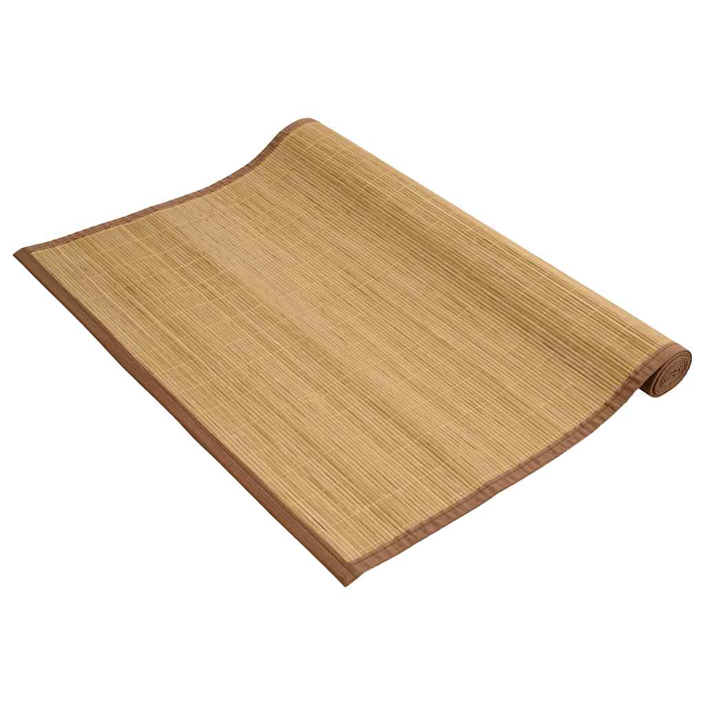 vidaXL Covor din bambus, maro, 100x160 cm