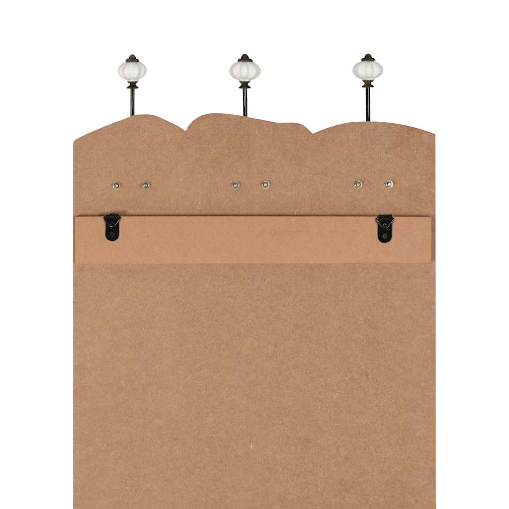 vidaXL Cuier de perete cu 6 cârlige, 120 x 40 cm, LOVE LIFE vidaXL Cuier de perete cu 6 cârlige, 120 x 40 cm, LOVE LIFE