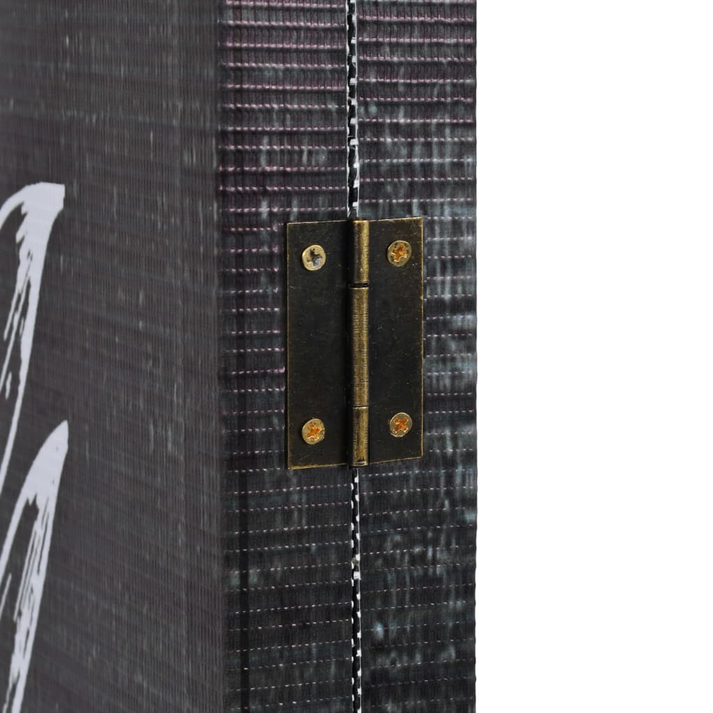 vidaXL Paravan cameră pliabil, negru&alb, 160 x 170 cm, imprimeu pene vidaXL Paravan cameră pliabil, negru&alb, 160 x 170 cm, imprimeu pene
