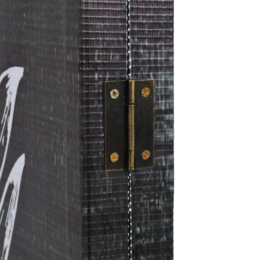 vidaXL Paravan cameră pliabil, negru&alb, 228 x 170 cm, imprimeu pene vidaXL Paravan cameră pliabil, negru&alb, 228 x 170 cm, imprimeu pene